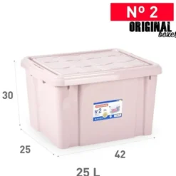 Plasticforte Multi Storage Opslagbox - roze - 25L