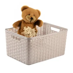 Plasticforte Opbergmand - Kastmand - kunststof - taupe - 18L