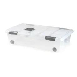 Plasticforte Opslagbak met deksel - 1x - 30L - 73 x 41 x 18 cm