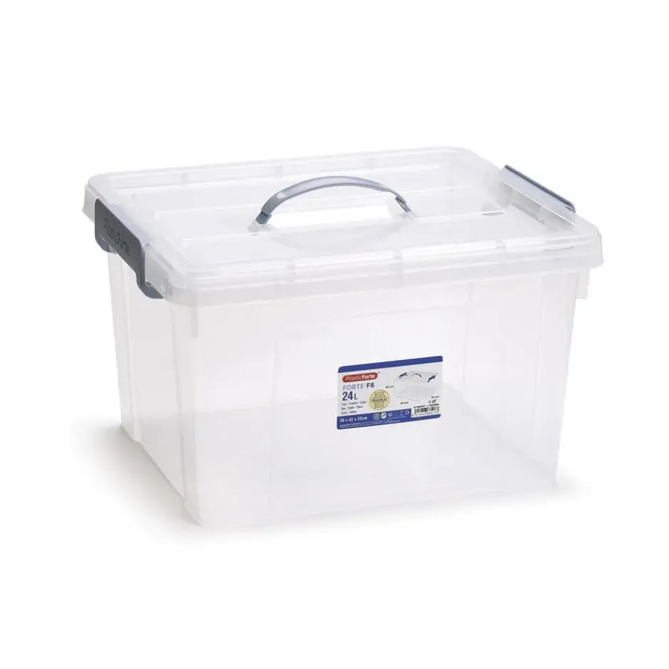 Plasticforte Opslagbox AZUL - transparant - 24 liter