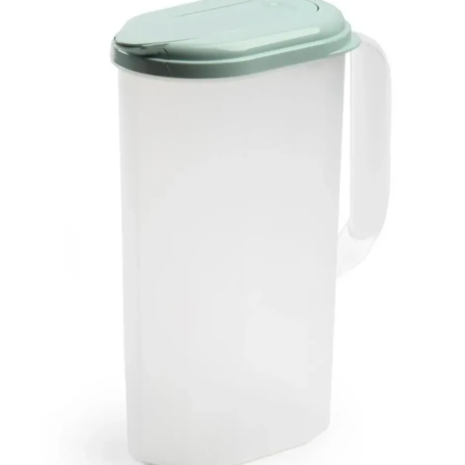 Plasticforte Waterkan met deksel - 2L - groen - kunststof