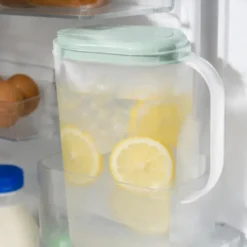 Plasticforte Waterkan met deksel - 2L - groen - kunststof