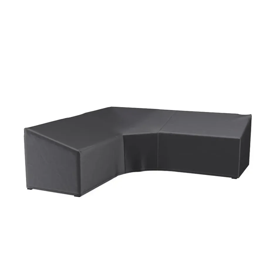Platinum Aerocover loungesethoes 255x255x90x65 cm - L-vorm trapeze