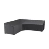 Platinum Aerocover loungesethoes 300x300x90x65 cm - L-vorm trapeze