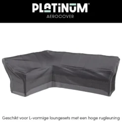 Platinum Aerocover L-vorm loungesethoes 305x255x100xh65/90 cm. - Links