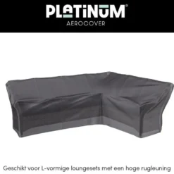 Platinum Aerocover L-vorm loungesethoes 305x255x100xh65/90 cm. - Rechts