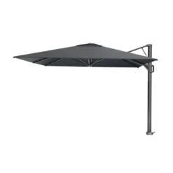 Platinum Beaufort zweefparasol premium 3,2x3,2 m. - Faded Black