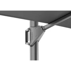 Platinum Beaufort zweefparasol premium 3,2x3,2 m. - Faded Black