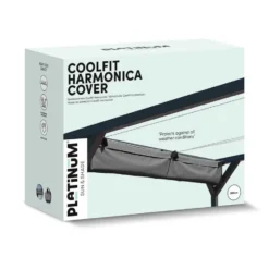 Platinum Beschermhoes Harmonica 290 cm breed - donker grijs