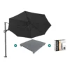 Platinum Challenger Premium T2 3.5 Rond - Faded Black met voet en hoes