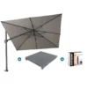 Platinum Challenger Premium T2 3x3 m - Manhattan Grey met voet en hoes