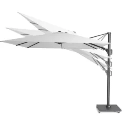 Platinum Challenger Premium T2 3x3 m - Manhattan Grey met voet en hoes