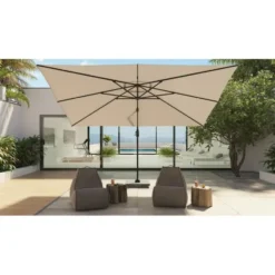 Platinum Challenger Premium T1 3x3 m - Manhattan Grey met voet en hoes