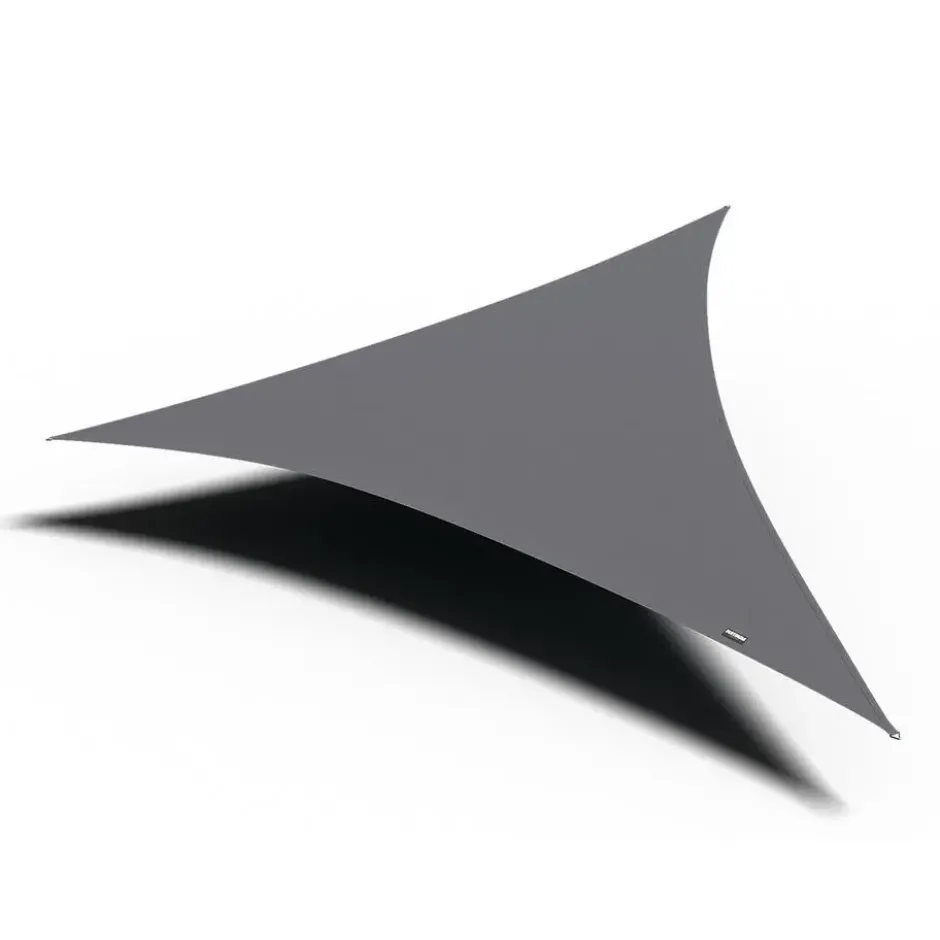 Platinum Dreamsail waterproof schaduwdoek driehoek 5x5x5 m - Grijs