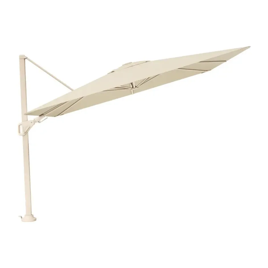 Platinum Nexus T2 zweefparasol Premium 3x3 –Champagne–sandstone frame