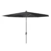 Platinum Parasol Riva Ø300 cm Faded Black