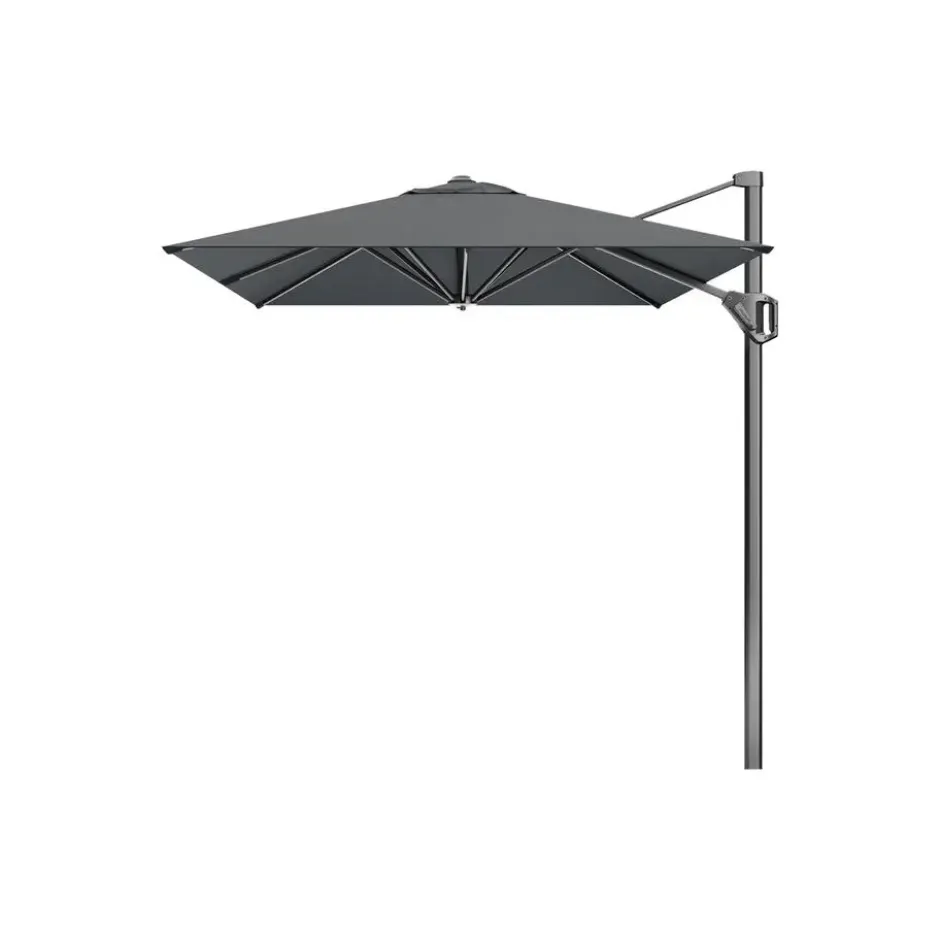 Platinum Voyager zweefparasol T1 3x2 m. - Antraciet met voet en hoes