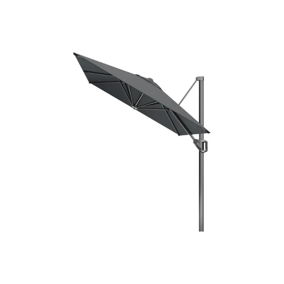 Platinum Voyager zweefparasol T1 3x2 m. - Antraciet met voet en hoes