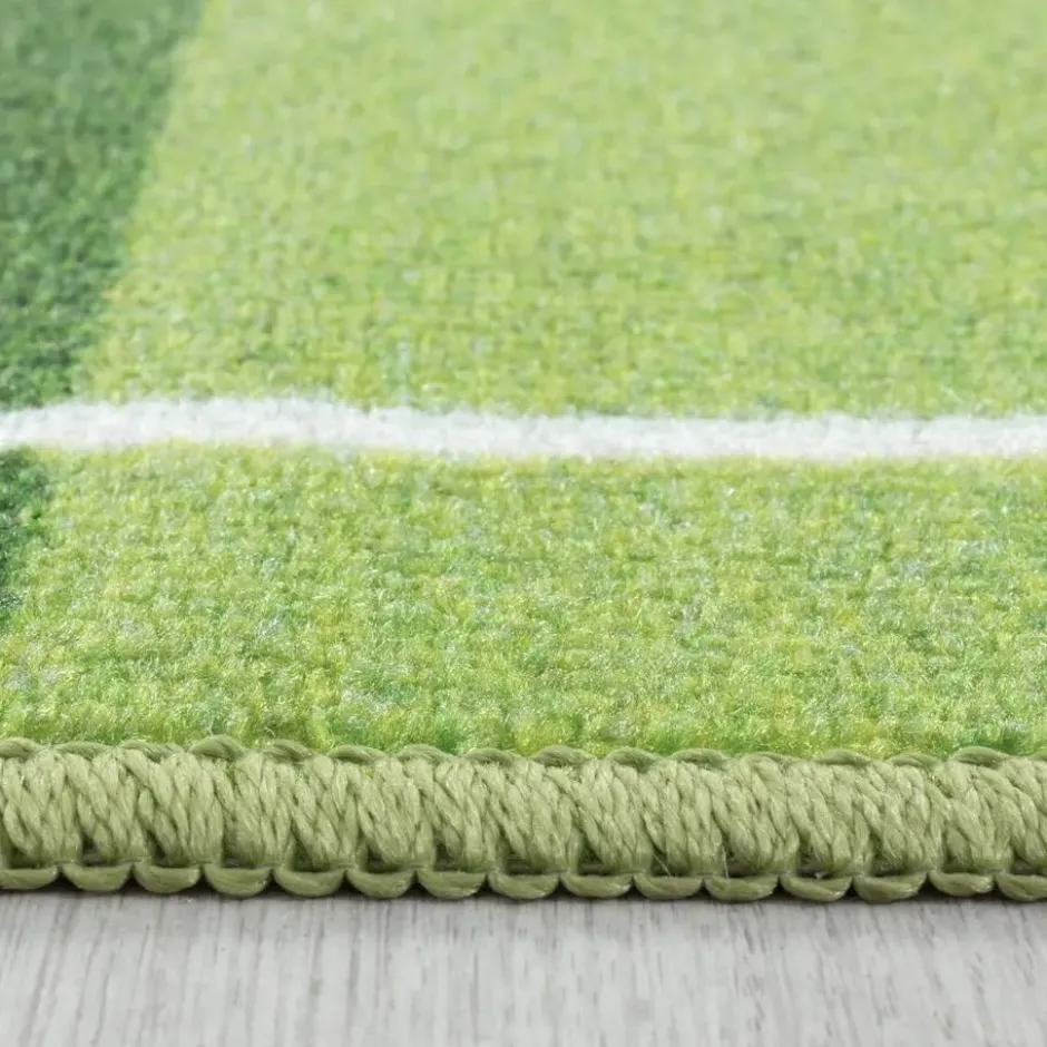 Play Voetbal Speelkleed Kinderkamer Groen - 120x170 CM
