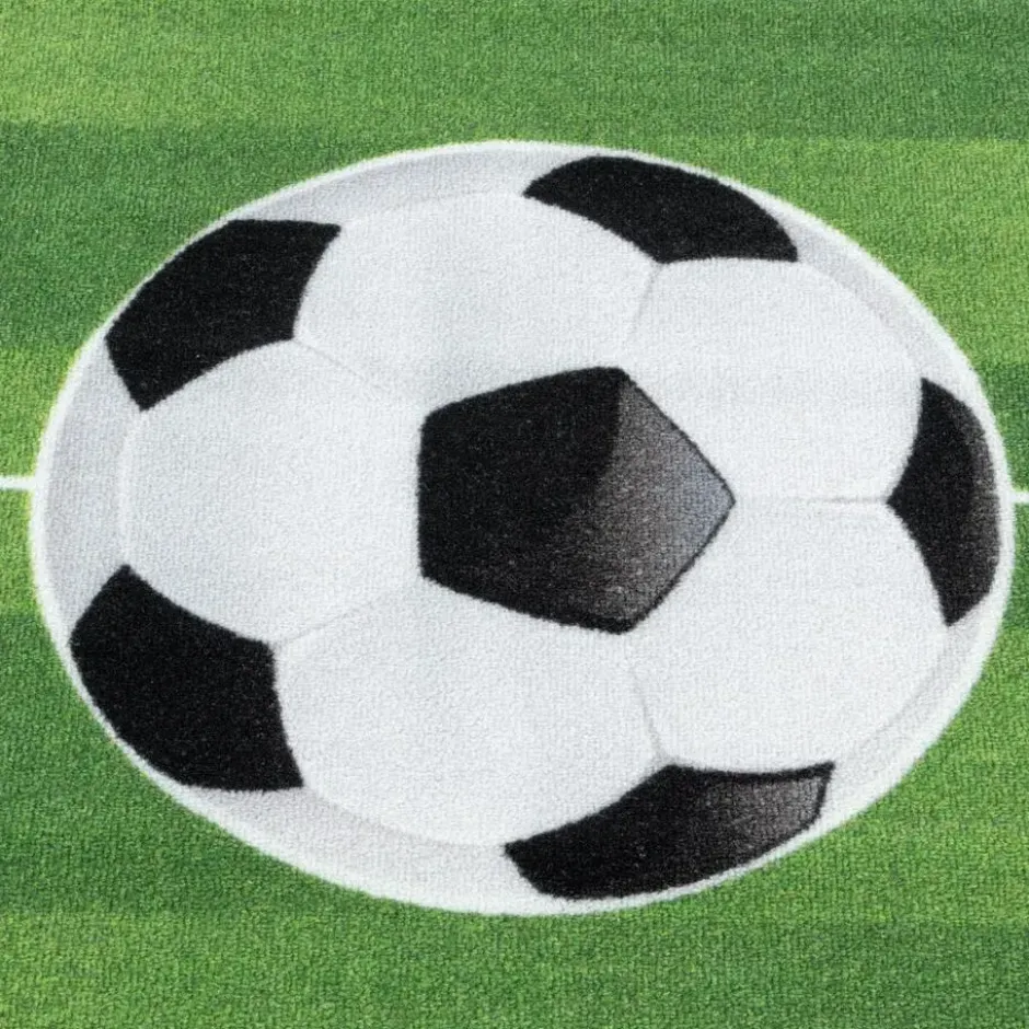 Play Voetbal Speelkleed Kinderkamer Groen - 120x170 CM