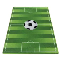 Play Voetbal Speelkleed Kinderkamer Groen - 160x230 CM