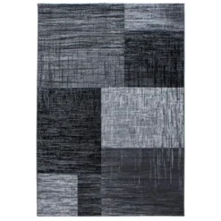 Plus Vloerkleed Laagpolig Grijs / Zwart - 160x230 CM