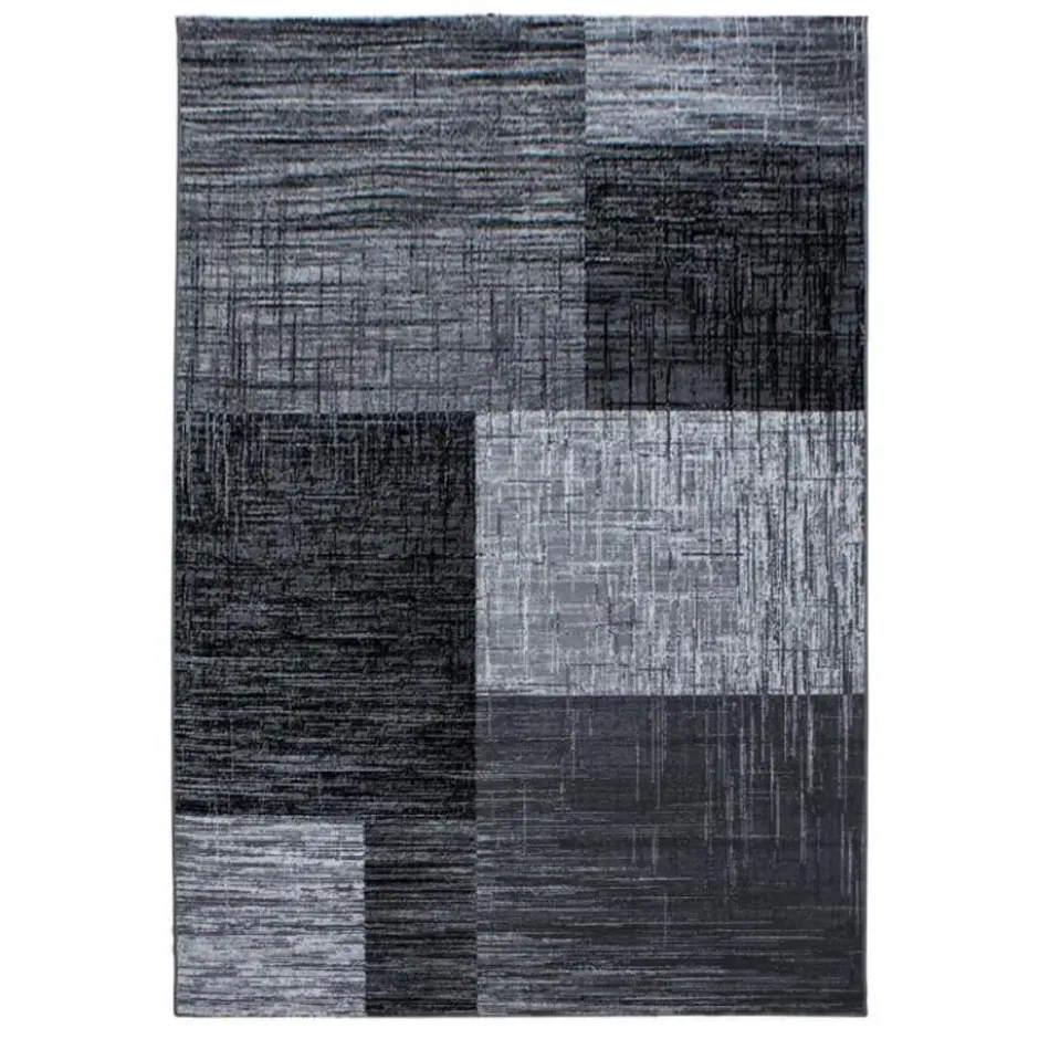 Plus Vloerkleed Laagpolig Grijs / Zwart - 160x230 CM
