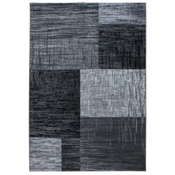 Plus Vloerkleed Laagpolig Grijs / Zwart - 160x230 CM