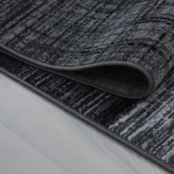 Plus Vloerkleed Laagpolig Grijs / Zwart - 160x230 CM