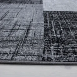 Plus Vloerkleed Laagpolig Grijs / Zwart - 160x230 CM