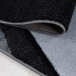 Plus Vloerkleed Laagpolig Grijs / Zwart - 160x230 CM