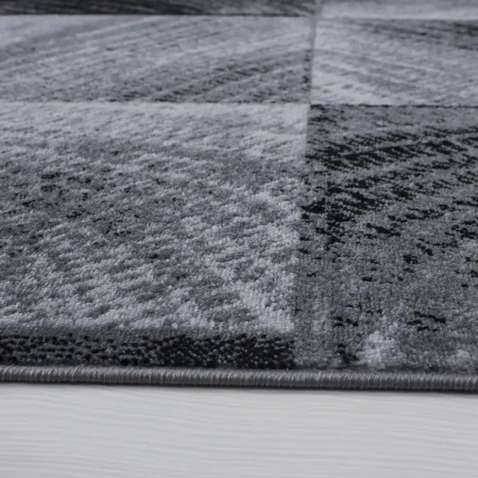 Plus Vloerkleed Laagpolig Grijs / Zwart - 160x230 CM