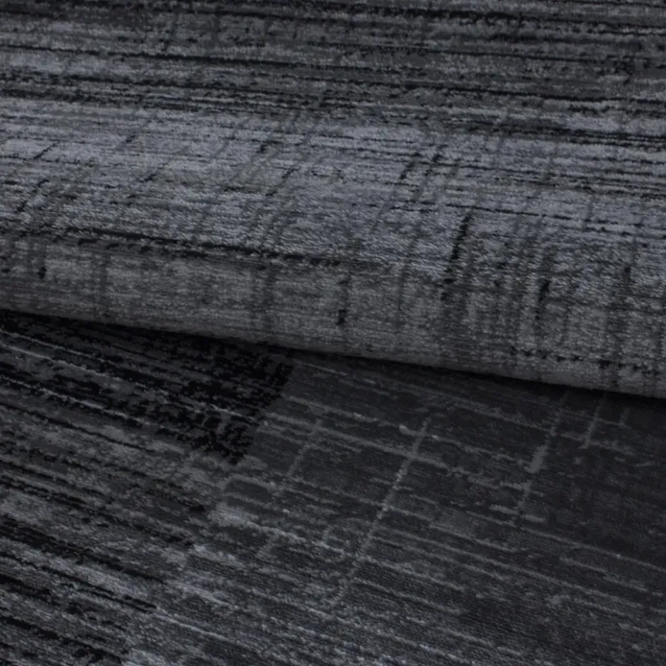 Plus Vloerkleed Laagpolig Grijs / Zwart - 240x340 CM