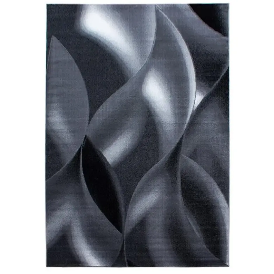 Plus Vloerkleed Laagpolig Grijs / Zwart - 200x290 CM
