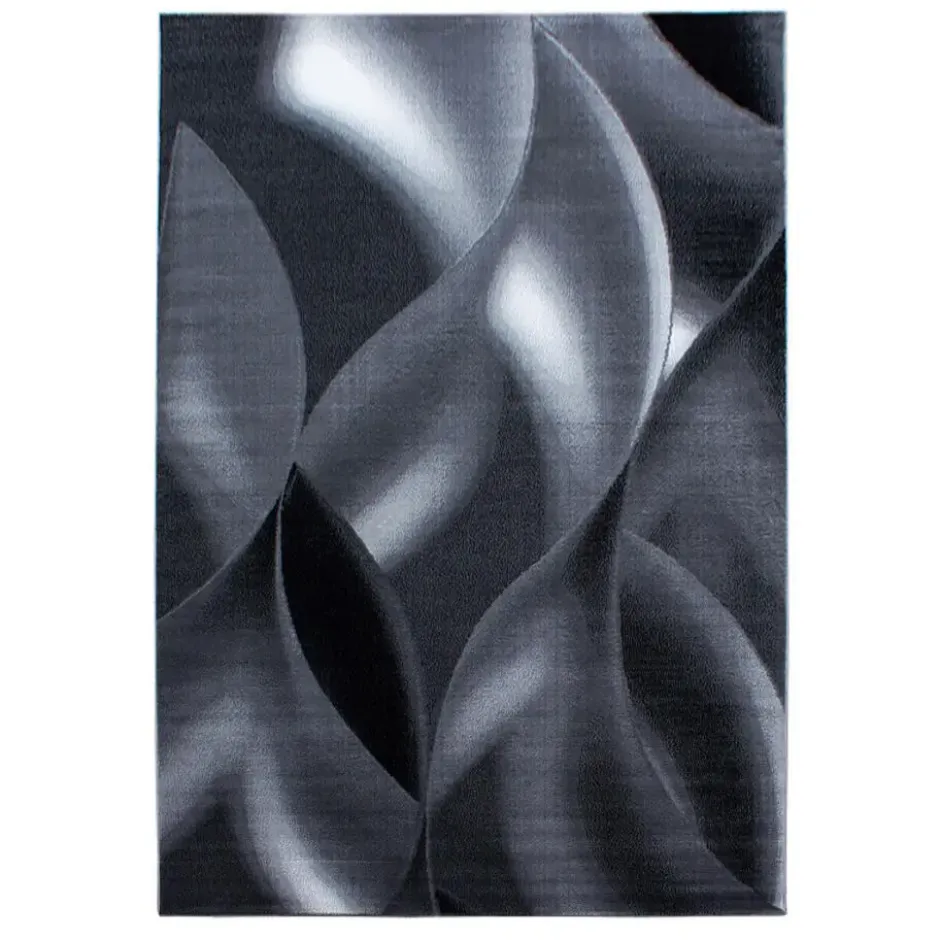 Plus Vloerkleed Laagpolig Grijs / Zwart - 200x290 CM