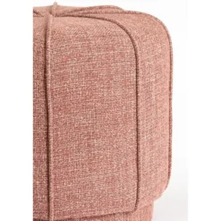 Poef Belisso - Roze - Ø50.5x46cm