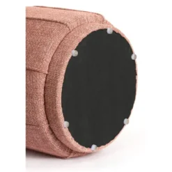 Poef Belisso - Roze - Ø50.5x46cm