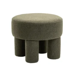 Poef Demi - Bouclé Groen