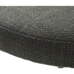 Poef Donkergrijs Stof - 43,5x44x48cm - Pelican