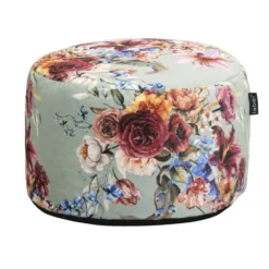 Poef Lebel Lina - groen - 48x28 cm