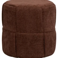 Poef Ronda - roodbruin - 38xØ38 cm
