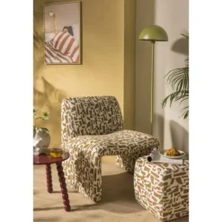 Poef Selena - beige - 38xØ41 cm