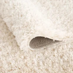 Porto Fluffy Vloerkleed Hoogpolig Creme - 120x170 CM