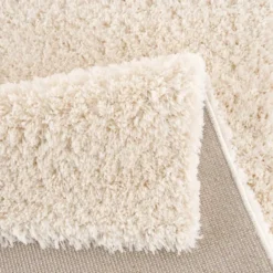 Porto Fluffy Vloerkleed Hoogpolig Creme - 120x170 CM