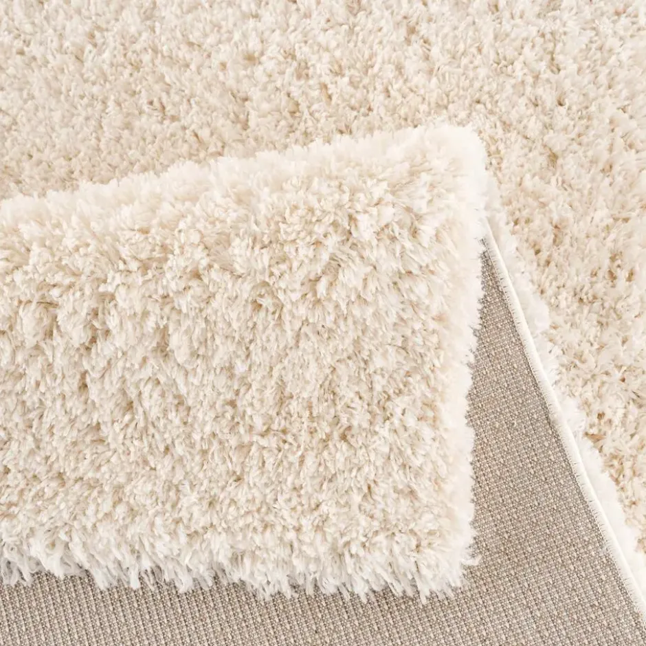Porto Fluffy Vloerkleed Hoogpolig Creme - 120x170 CM