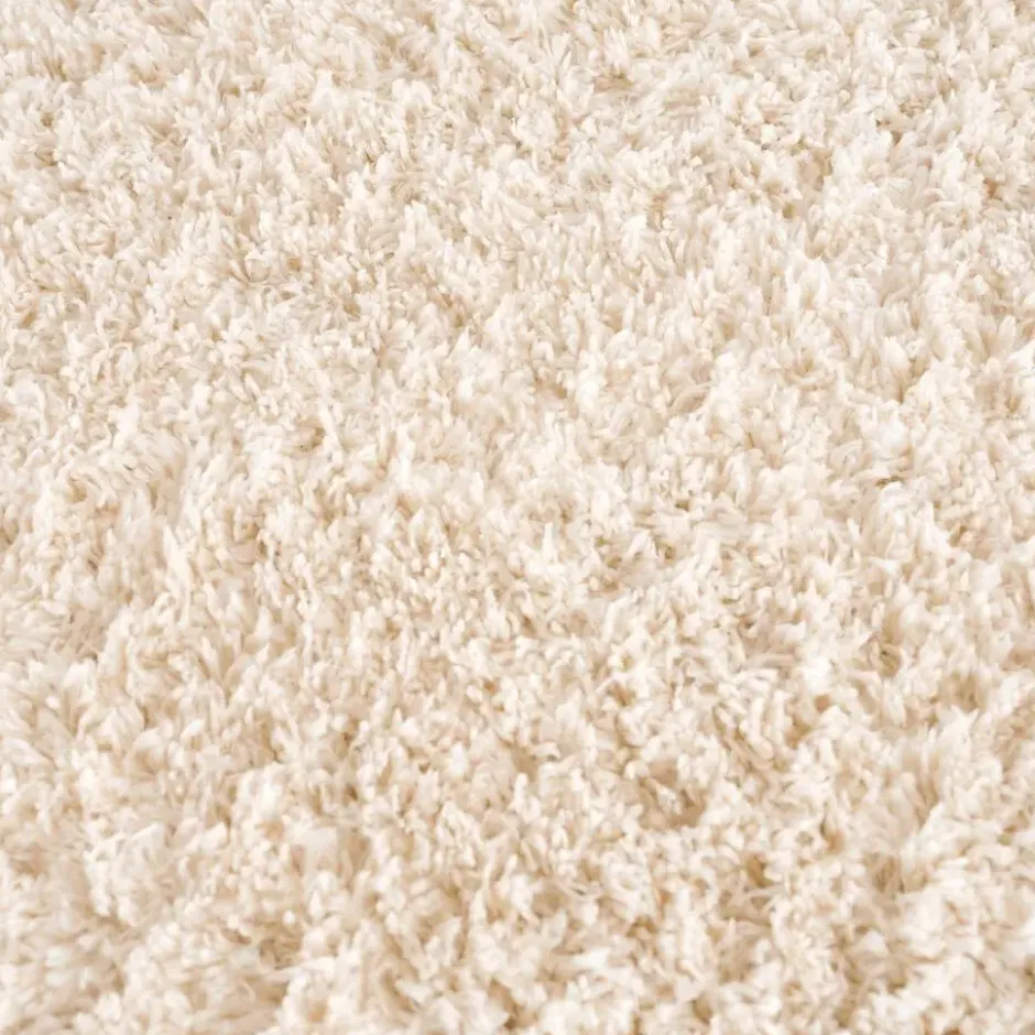 Porto Fluffy Vloerkleed Hoogpolig Creme - 120x170 CM