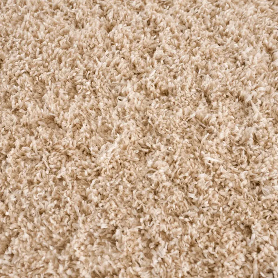 Porto Fluffy Vloerkleed Hoogpolig Beige - 160x230 CM