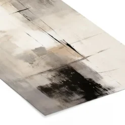 Poster met lijst 20x30 cm Abstract - Kunst - Grijs