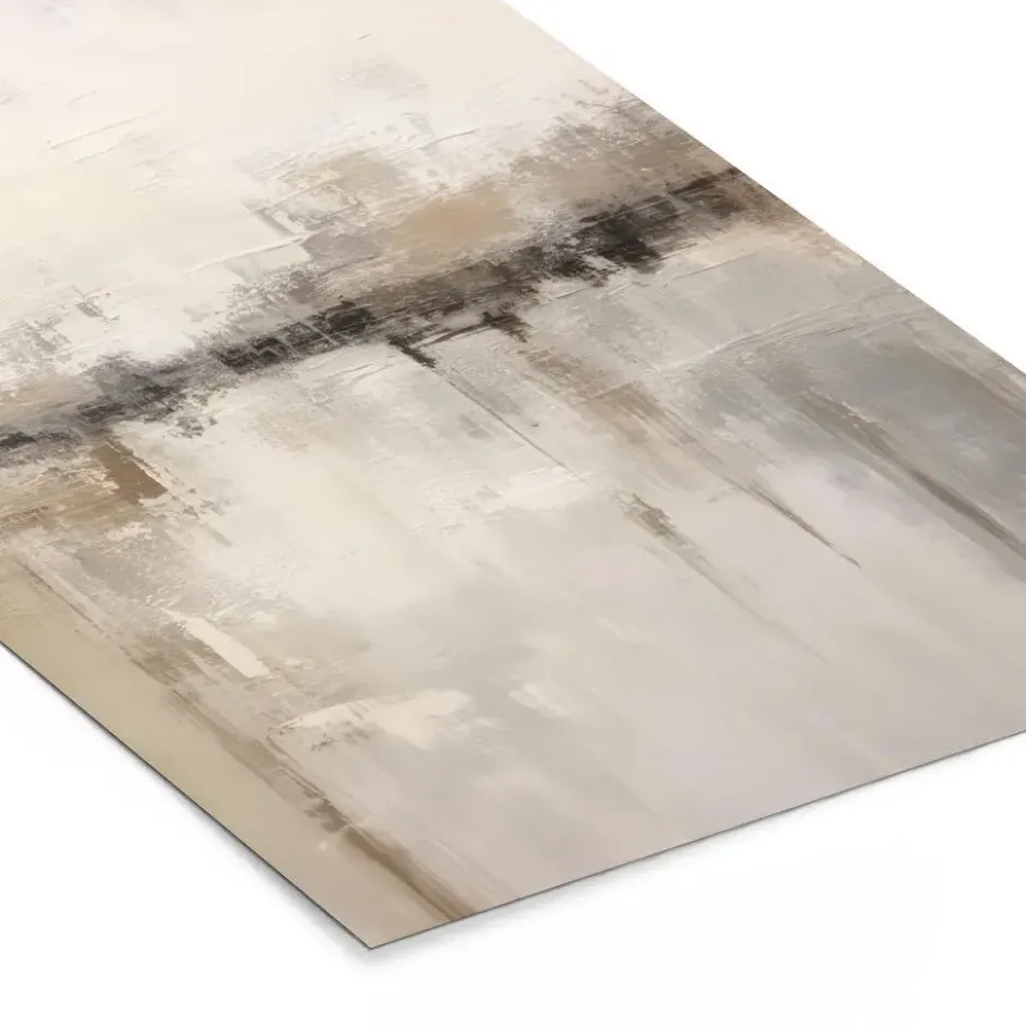 Poster met lijst 40x60 cm Moderne kunst - Abstract - Beige