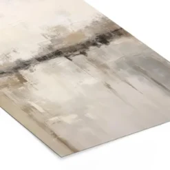 Poster met lijst 20x30 cm Moderne kunst - Abstract - Beige